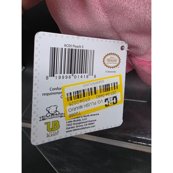 Princess Peach Plush Doll Toy 12" Officially Licensed Stuffed Figure Nintendo Ch - Picture 9 of 9